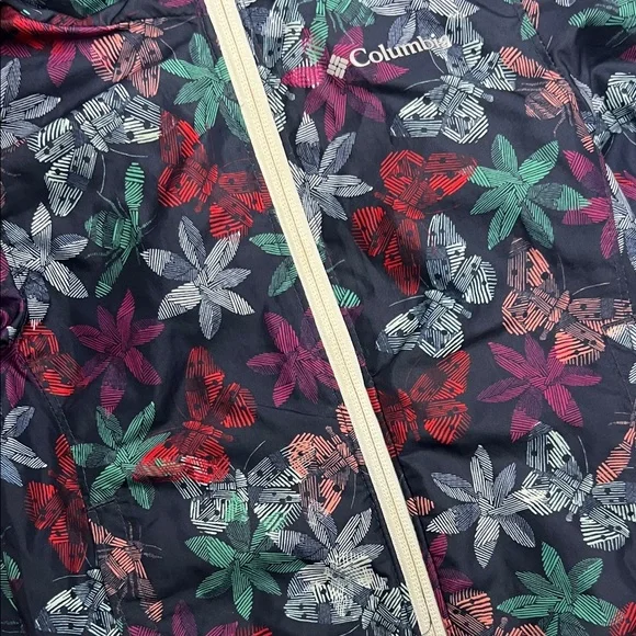 Columbia Multicolor Floral Hooded Jacket - Picture 3 of 13